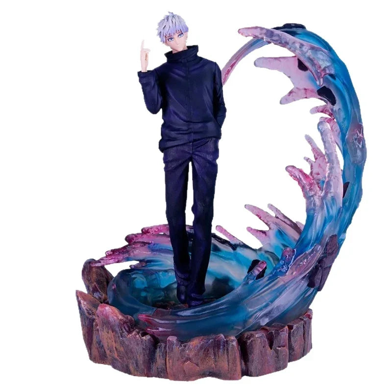 30cm New Jujutsu Kaisen Anime Figure Gojo Satoru Peripheral PVC Model Statue Desktop Decoration Ornaments Birthday Gifts Toys