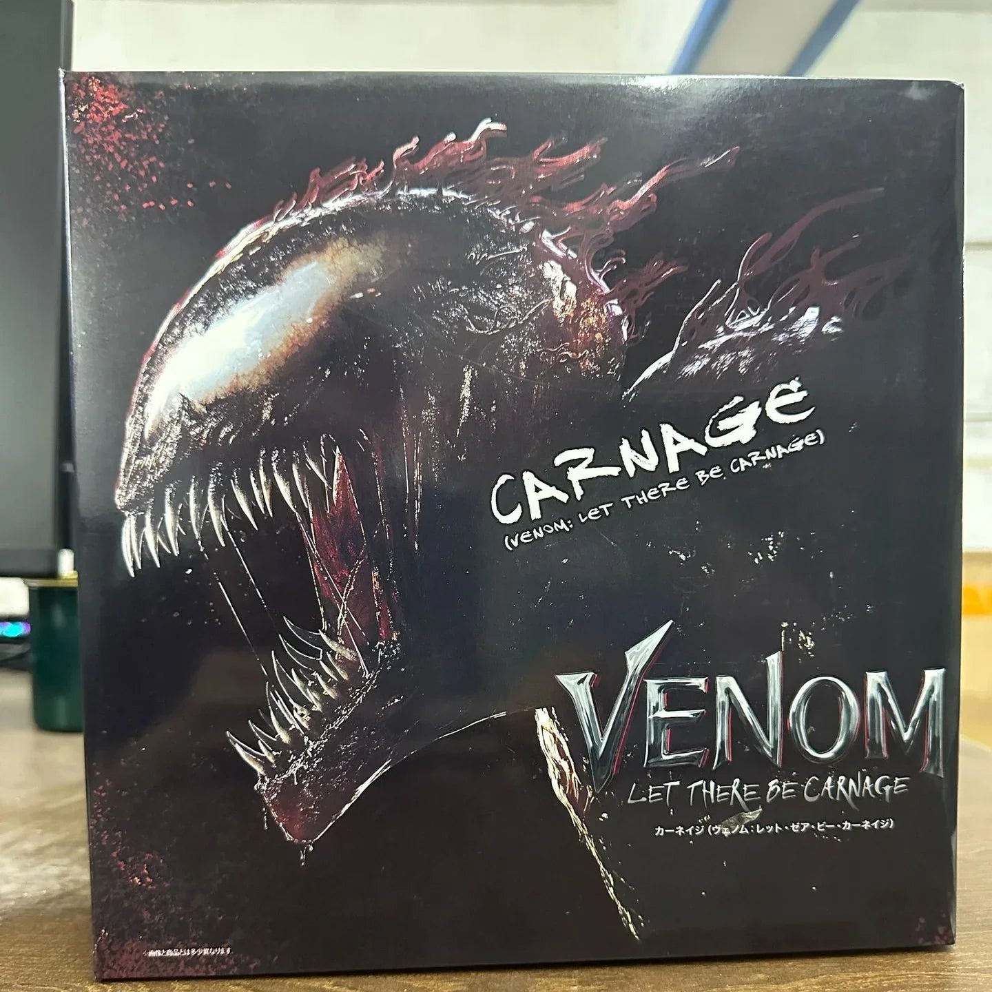 Shf Venom Action Figure Toys Ko Carnage Horse Model Statue Collectible Ornaments Doll Christmas Children Gifts