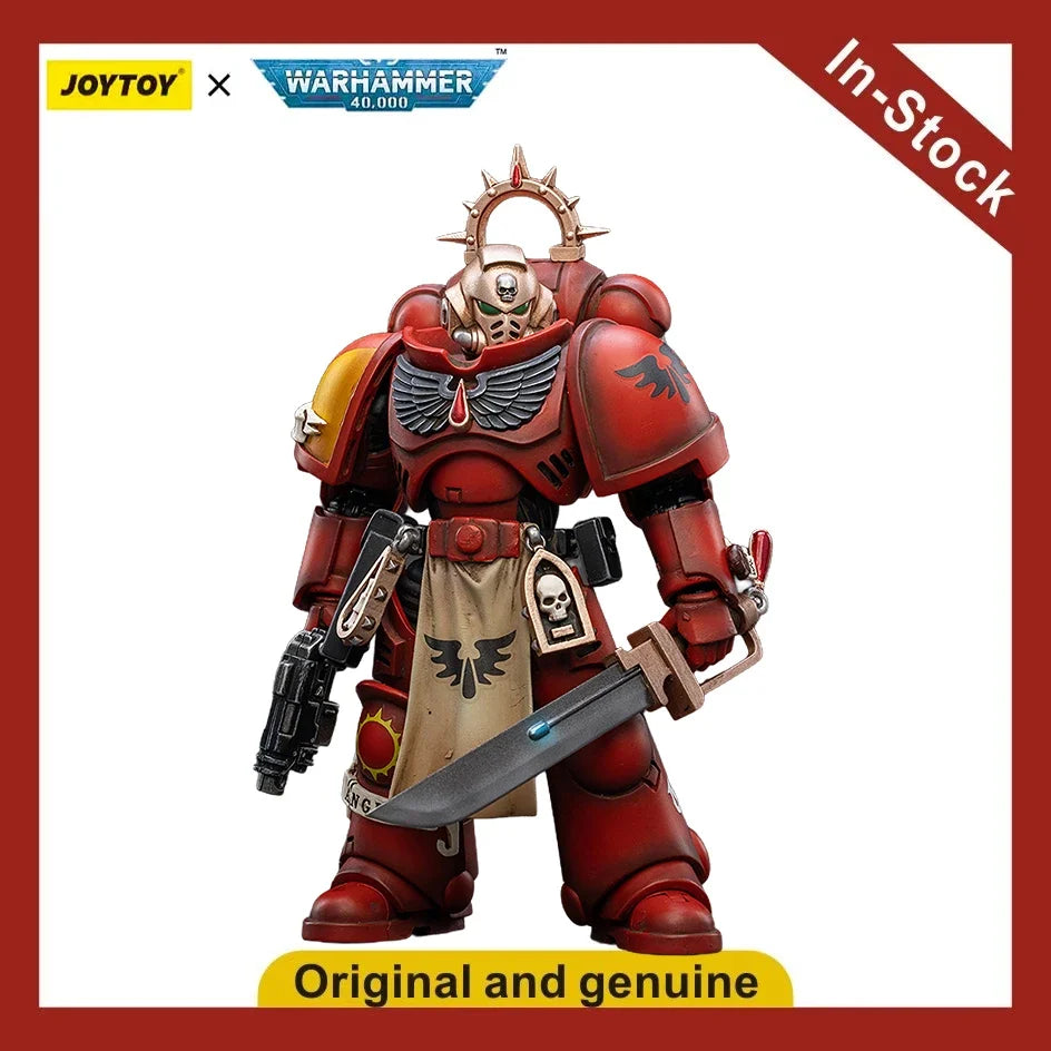 【In Stock 】 JOYTOY Warhammer 40K Blood Angels Primaris Lieutenant Tolmeron 1/18 Action Figures Toys Models