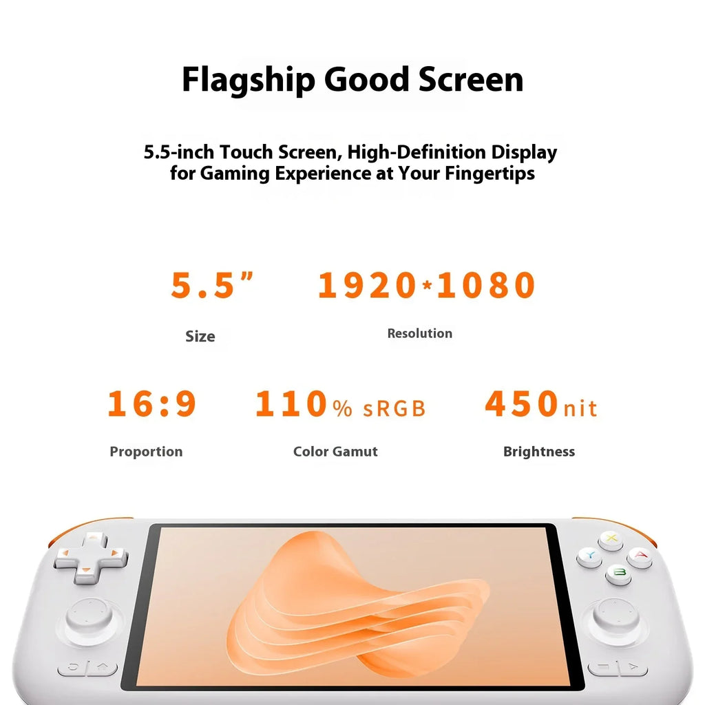 MangMi Air X Android Game Console 5.5Inch 1080P IPS Touch Screen 5000mAh Hall-Effect Joystick Trigger Handheld Game Consoles