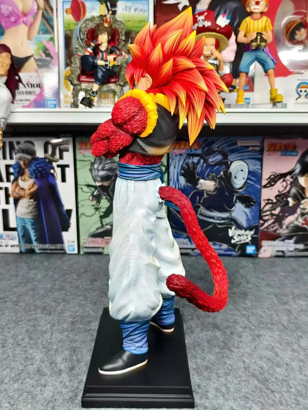 33cm/12.99inch Dragon Ball Ssj4 Gogeta Figure Super Saiyan 4 Gogeta Pvc Action Figures JG Statue Collection Model Toys Gifts