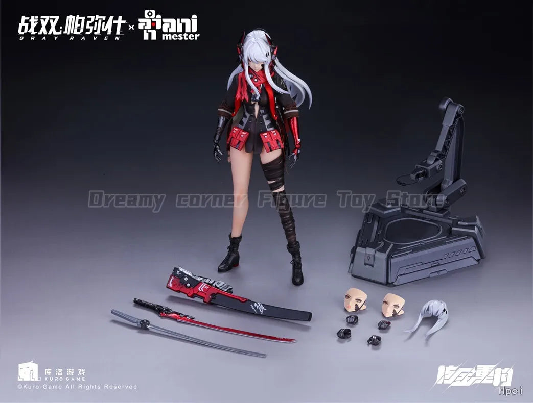 【In Stock】Nuclear Gold Reconstruction AniMester GRAY RAVEN: PUNISHING Lucia Crimson Deep 1/9 Action Figure Collection Toys