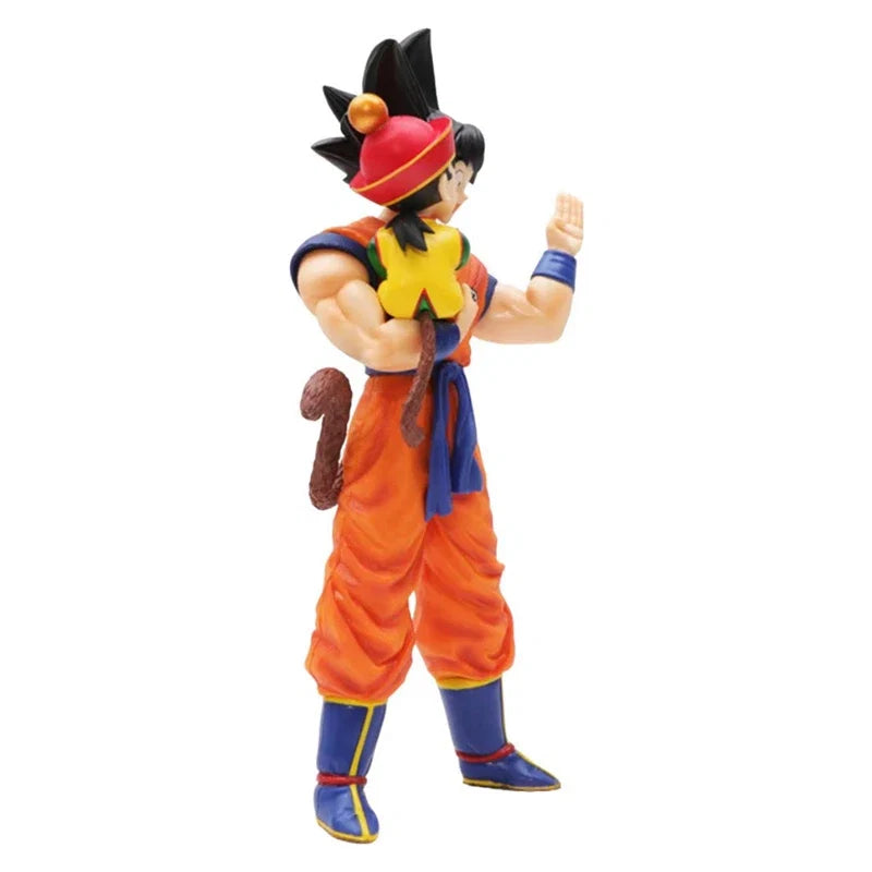Anime Dragon Ball Son Goku and Gohan Model Hand-made Son Goku 30 cm PVC Action Figure Collection Model Toy Desktop Ornament