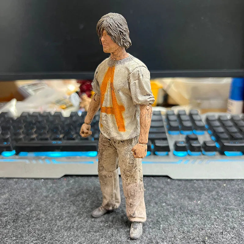 Walking Dead movie series around hand do prison clothes crossbow Godaryl 8 generation 5 inches can do action figure toys