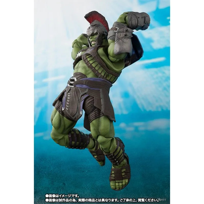 Bandai Genuine S.H.Figuarts SERIES Thor: Ragnarok THOR and  Hulk Finished Product Movable Model Retro Toy Collection As A Gift