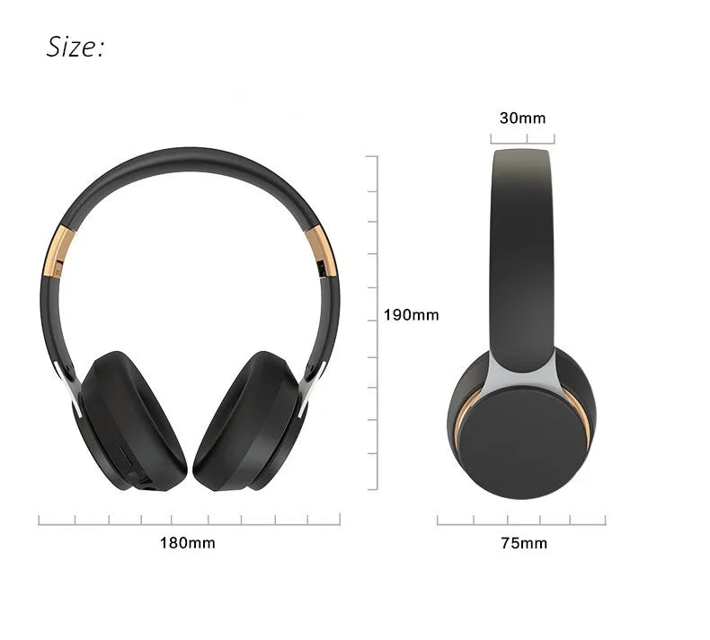 Wireless TV Headphones Bluetooth 5.0 USB Adaptor Stereo Headset Foldable Helmet Earbuds with Mic for Samsung TV PC Music