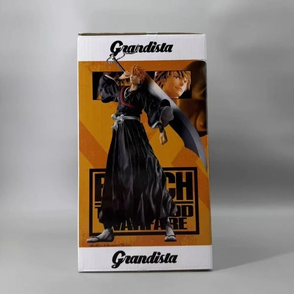 In Stock Bandai Original Genuine Banpresto Anime BLEACH Grandista Kurosaki Ichigo 32cm Collections Model Toy Figures Xmas Gift