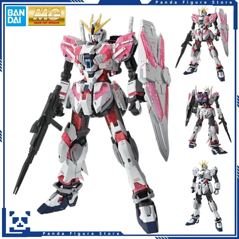 In Stock Bandai MG 1/100 Narrative NARRATIVE GUNDAM NT C Equipment Ver.Ka Action Figure Boys Toy Mecha Model Gift Assembly
