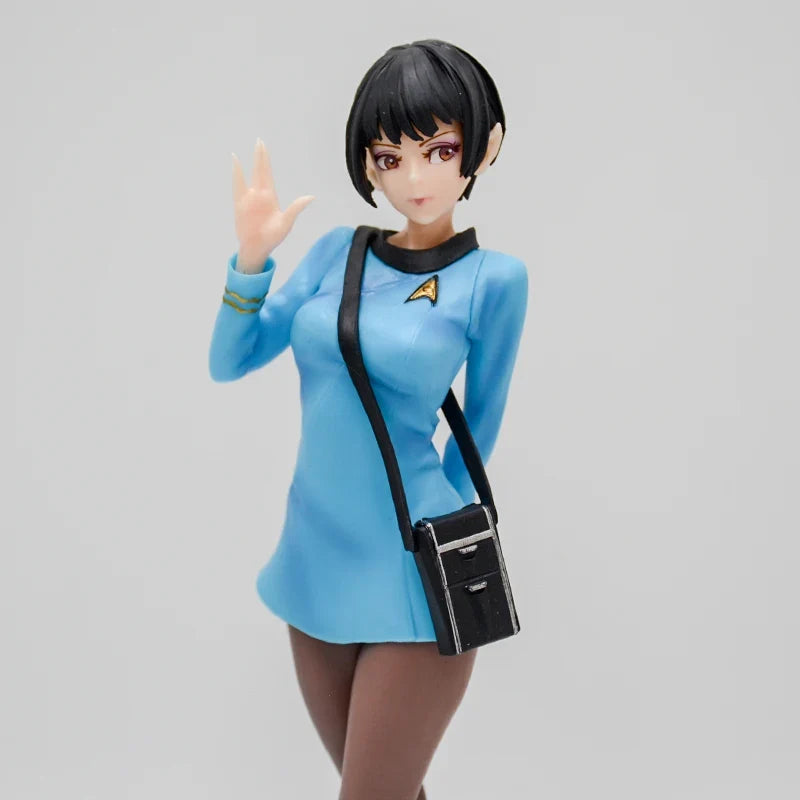 20cm Star Trek Bishoujo Vulcan Science Officer Anime Girl Figure Command/Medical Officer Action Figure Collection Model Doll Toy