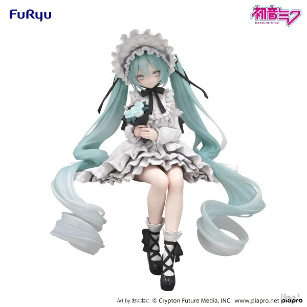 FuRyu Original 15Cm Noodle Stopper ヴィンテージドール Hatsune Miku Action Figure Toys For Kids Gift Collectible Model Ornaments
