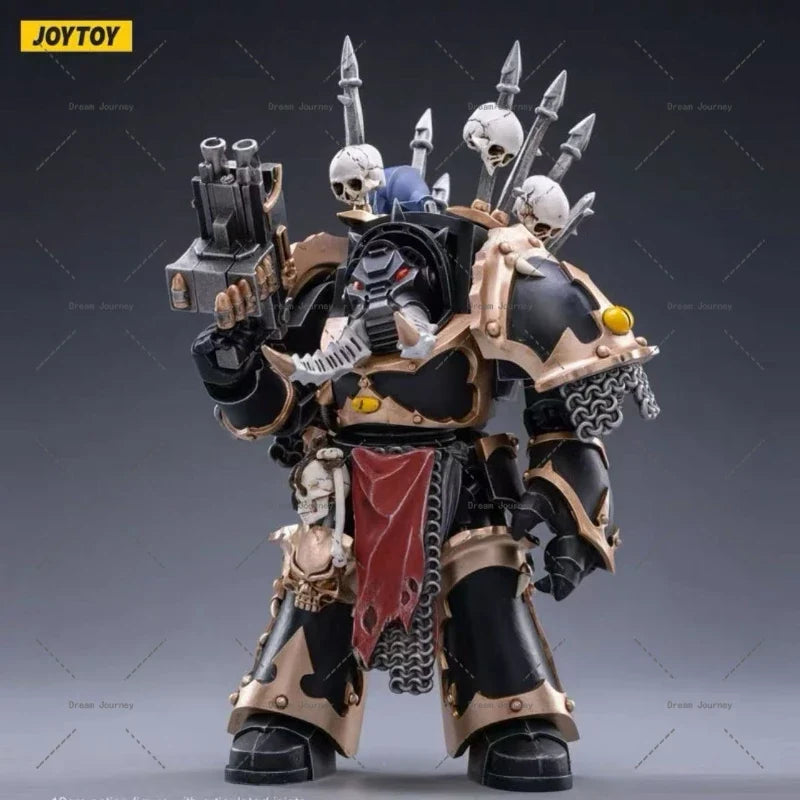 In stock Dark Source JOYTOY Warhammer 40k 1/18   Chaos Terminator Brother Gnarl   Action Doll Toy Collection
