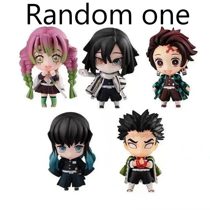 Demon Slayer Anime Figure Tanjiro Nezuko Figurine Zenitsu Inosuke PVC Model Toys Hashira Action Figure Room Decor for Gift