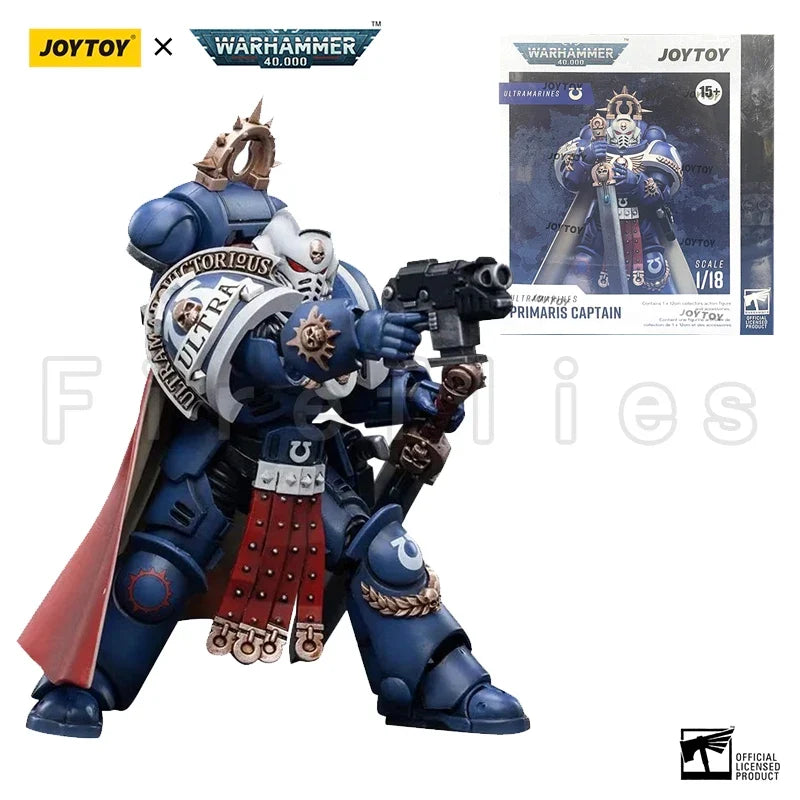 1/18 JOYTOY Action Figure 40K Primaris Captain Re-issue Version Anime Collection Model Toy