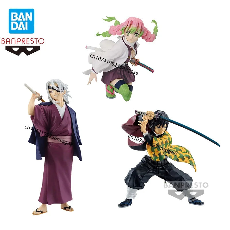 In Stock Bandai Demon Slayer MAXIMATIC Kanroji Mitsuri Tomioka Giyuu Uzui Tengen Anime Action Figures Model Collections Gift