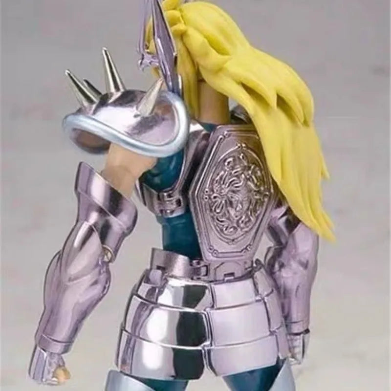 Original Bandai Model Saint Seiya Perseus Argor Persus Argol Sliver Saint Cloth Myth Metal Armor Medusa Shield Action Figure toy