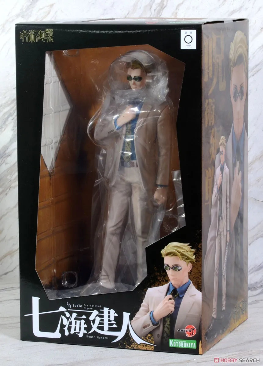 100% Origina Kotobukiya PV039 1/8 Jujutsu Kaisen Artfx J Kento Nanami Figure Model Collection Toy Gift