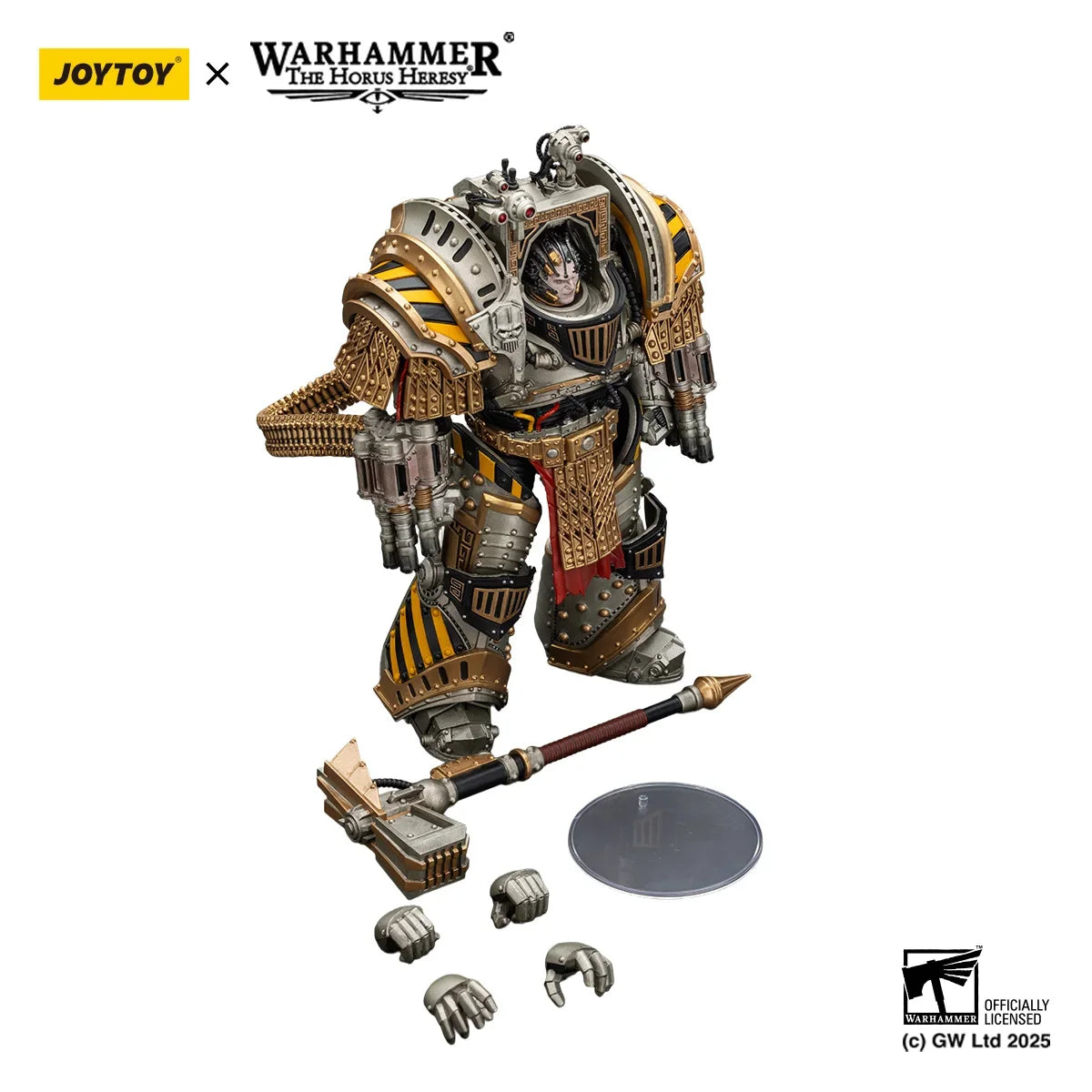 JOYTOY Warhammer40K 1/18 Action Figure Iron Warriors Perturabo, Primarch of the lVth Legion figures Toys