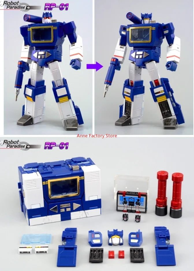 In stock Deformed toys FT series RP-01 Sound wave (formerly FT-02)RP-01B toy collection gifts