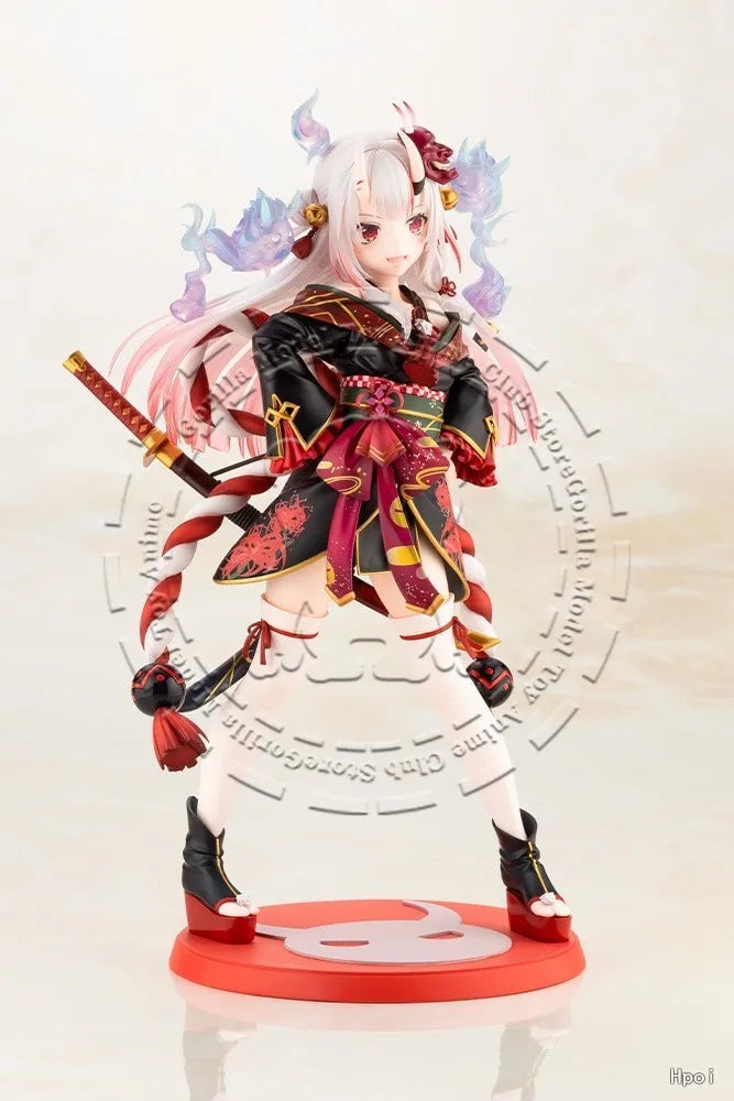 In Stock Original Genuine KOTOBUKIYA Nakiri Ayame hololive Anime Figure Model 245mm Collectible Statue Gift Model Doll Ornament