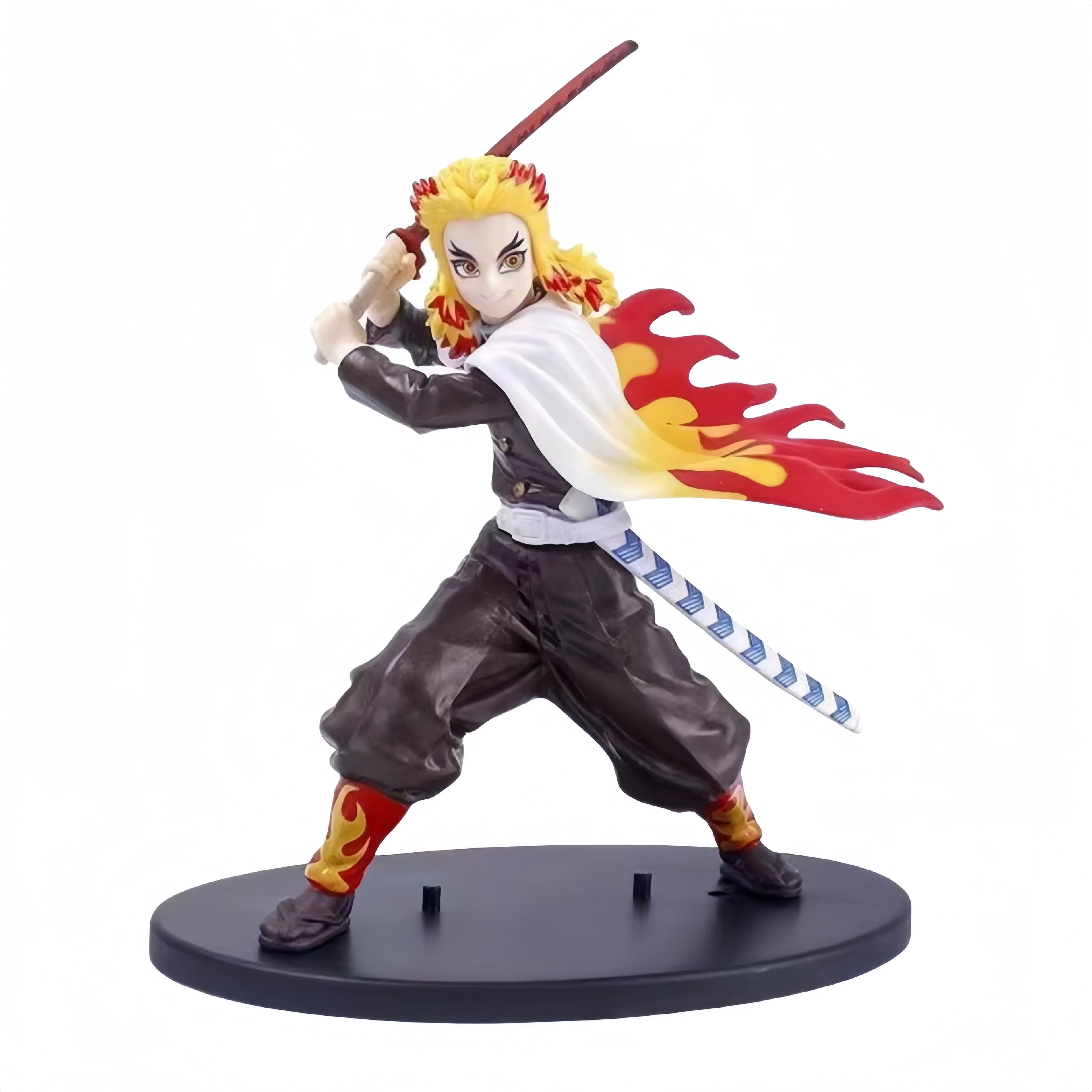 22cm Anime Demon Slayer Figure Kimetsu No Yaiba Tanjiro Kamado Hinokami Kagura Action Figure Figurine Toys Model Boys Gift