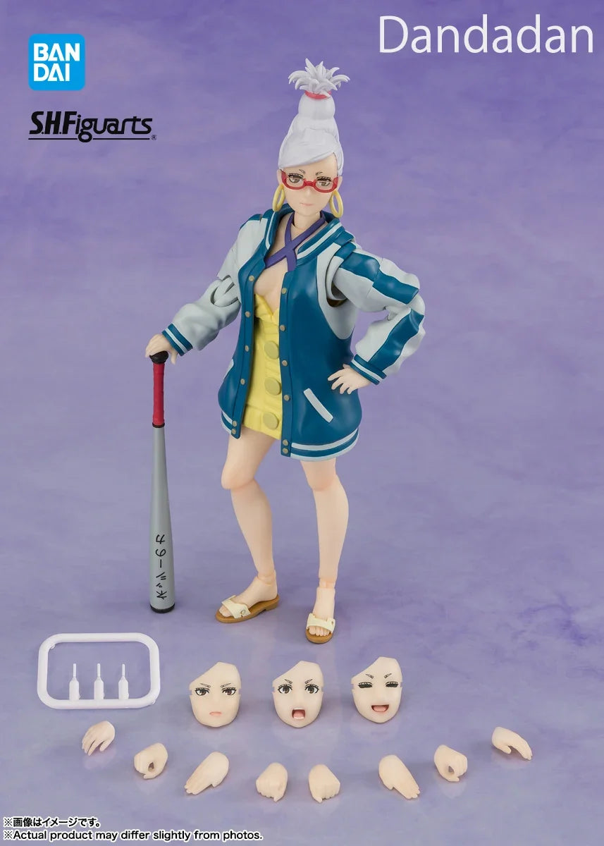 In stock Bandai S.H.Figuarts Dandadan Reiko Ayase (Spirit Medium) 14.5CM PVC Figure Highly Detailed Collectible Model Toy Gif