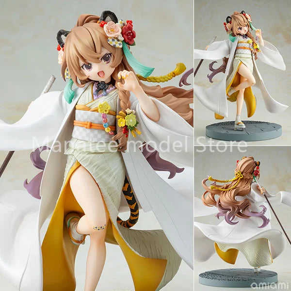 KADOKAWA Original Toradora! Taiga Aisaka White Kimono Ver. PVC Action Figure Anime Model Toys Collection Doll Gift