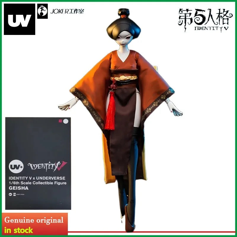 Underverse Original 1/6 IDENTITY V Action Figure Geisha Clown Collectible Level Art Figurine Japanese Style Ornament Boy's Toys