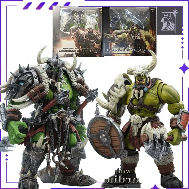 New Mithril Action Silver Studio Original Barbarian Orc Master Orc 1/10 Mobile Handheld Model Doll Toy Gift Collection Spot