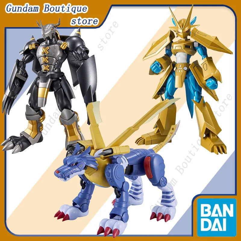 Bandai Genuine FRS Digimon Adventure Metal Garurumon War Greymon Omegamon X-Antibody Anime Action Figure Assembly Model Toy Gift