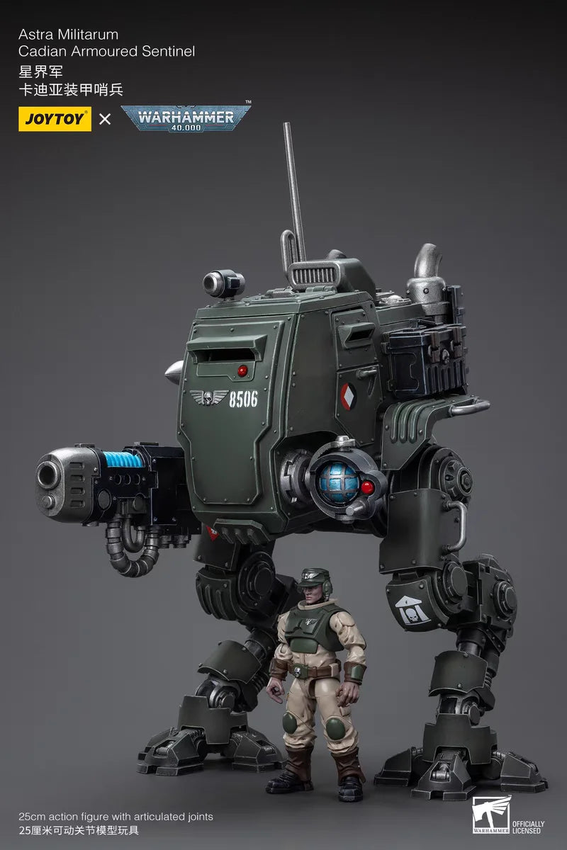 【Original】JOYTOY Warhammer 40K Astra Militarum Cadillac Armored Sentinel Anime Model Toy