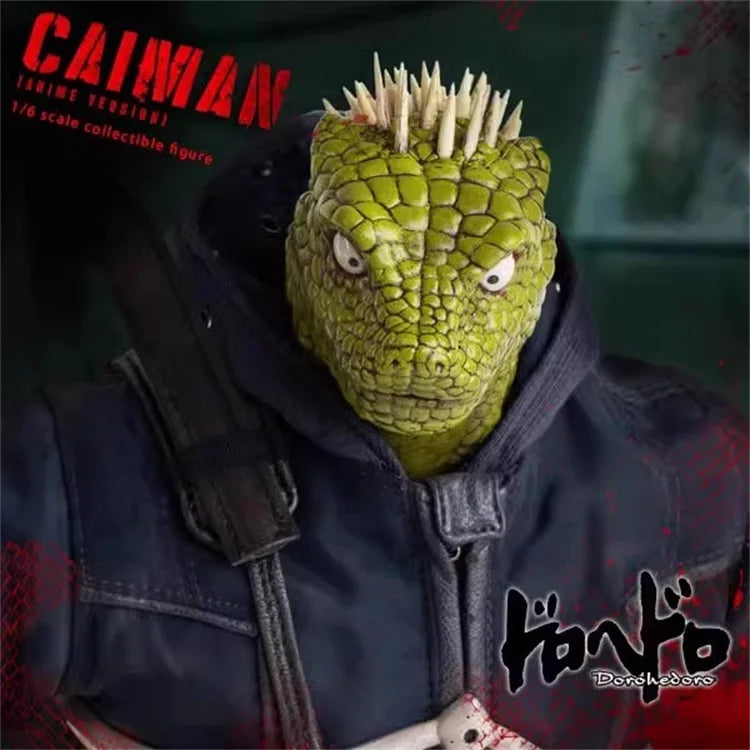 In Stock Threezero 3Z05600W0 1/6 Scale Male Warrior Cayman Lizard Head Full Set 12 Inch Action Figure Body Fans Collection Toys