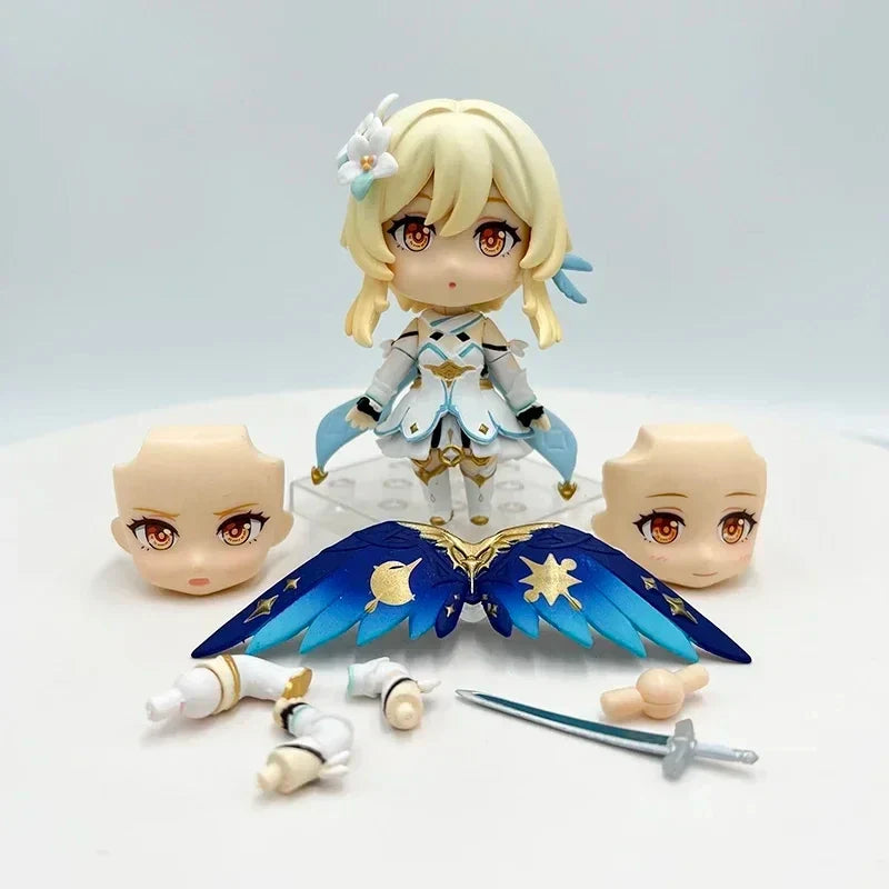 15cm Figma #548 Mona Anime Figure Mona Mirror Reflection of Doom Action Figure #1718 Traveler Figure Collectible Model Toys Gift