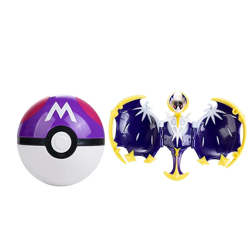 18 Styles Pokemon Anime Deformation Figures Pikachu Eevee Mewtwo Greninja  Pokeball Figure Pet Action Model Toys Childrens Gifts