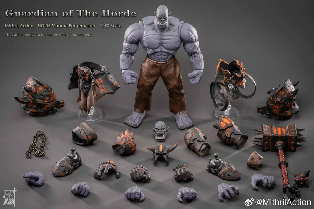 Official Grey Knight Tribal Guard 05 - Lava Forgemaster Articulated Model Gift In Stock