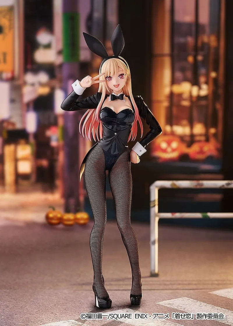 [Pre Sale]Genuine Aniplex+ My Dress-Up Darling Kitagawa Marin Bunny Girl Dress Up Series Black Silk Girl Model Toy Collectibles