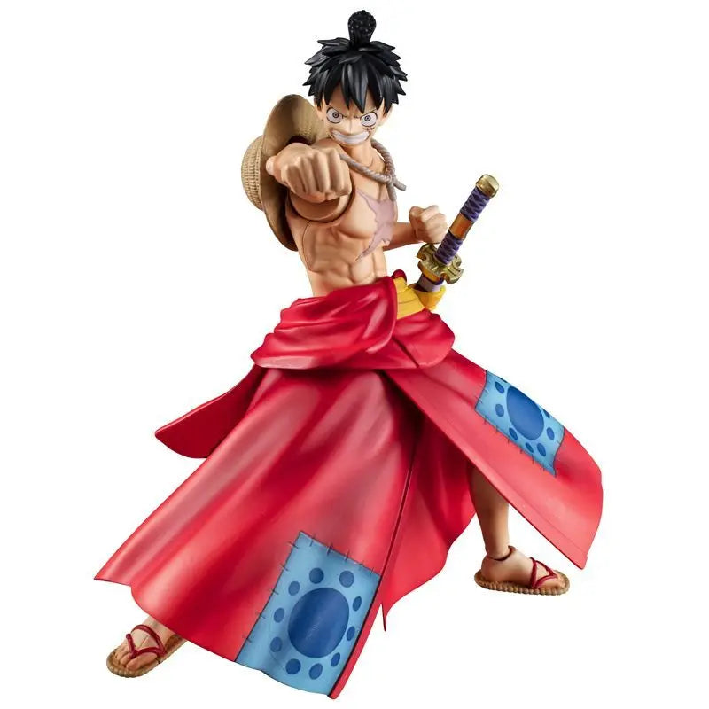 MegaHouse MH VAH Bandai Banpresto One Piece Navigation King Luffy Taro The Country of Harmony Movable Figure Trendy Play Model