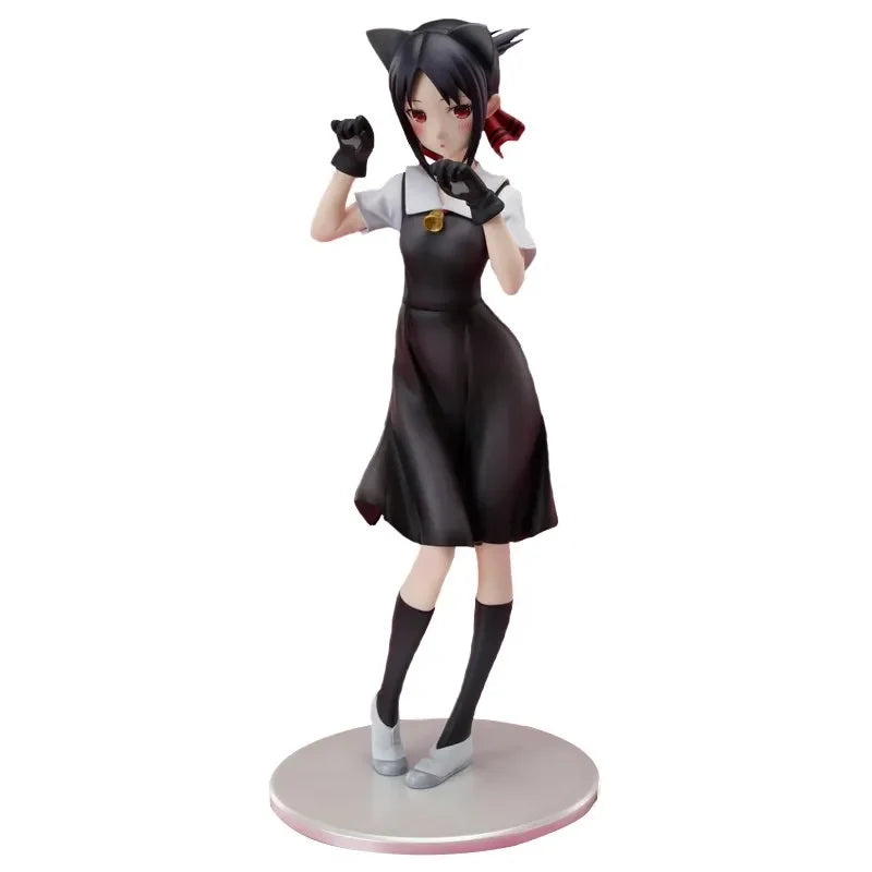 22CM Anime Game Figure Kaguya-sama Love Is War Fujiwara Chika Rabbit Model Dolls Kawaii Girl Figure Japanese Dolls Decoration