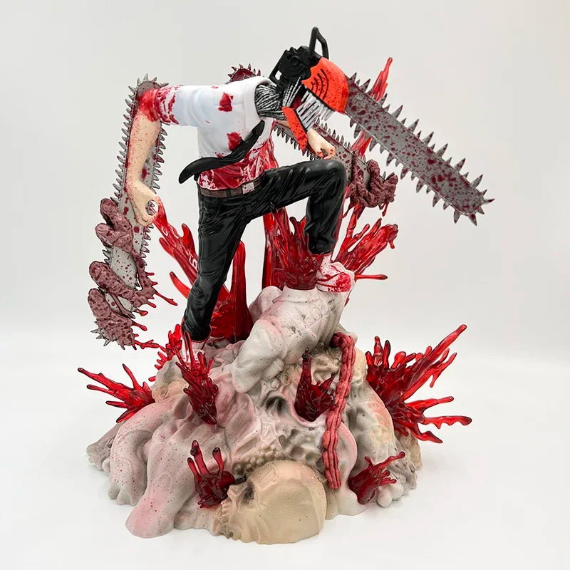 18cm Chainsaw Man Reze Hen Demon Anime Figure Denji/Power Action Figure Aki Hayakawa/Makima Bunny Girl Figurine Model Doll Toys