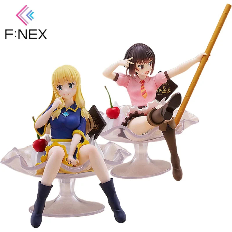 In Stock Genuine Original F:NEX TENITOL Fig À La Mode Cecily & Megumin A Blessing To This Wonderful World! Action Figure Dolls