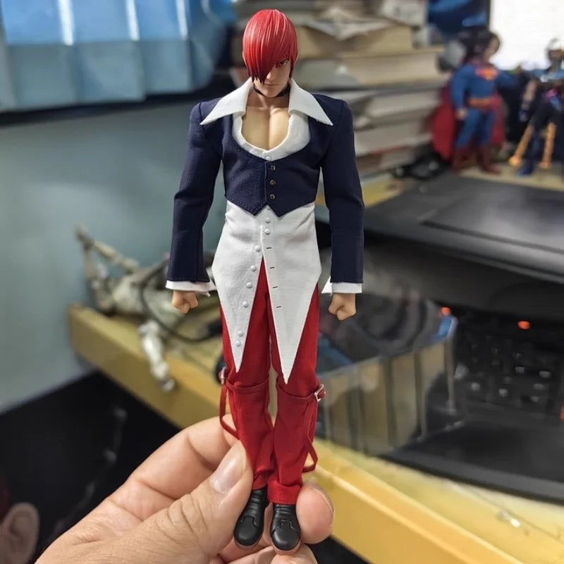 In Stock Tunshi Studio Ts-Xxz-008 1/12 Shf The King Of Fighters'97 Iori Yagami Anime Action Figures Pvc Collectible Model Gifts