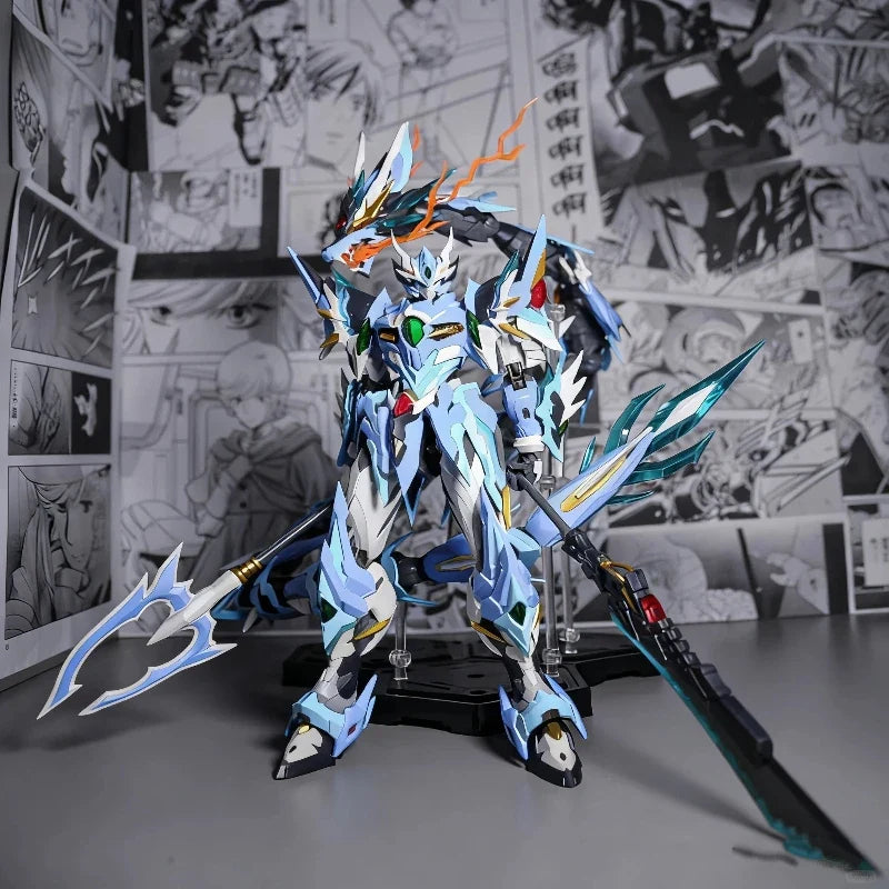 Motor Nuclear 1/72 Legend Of Star General Ao Bing Assembly Model Kit Action Figures Alloy Mecha Toy Desk Decor Collectible Gift