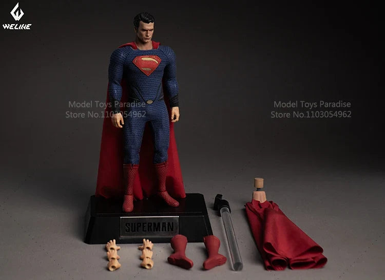 In Stock WELIKE TOYS 1/12 Collectible Toys Superman Hero Kryptonians Son Movable Soldier Full Set 6'' Action Figure Model Gifts