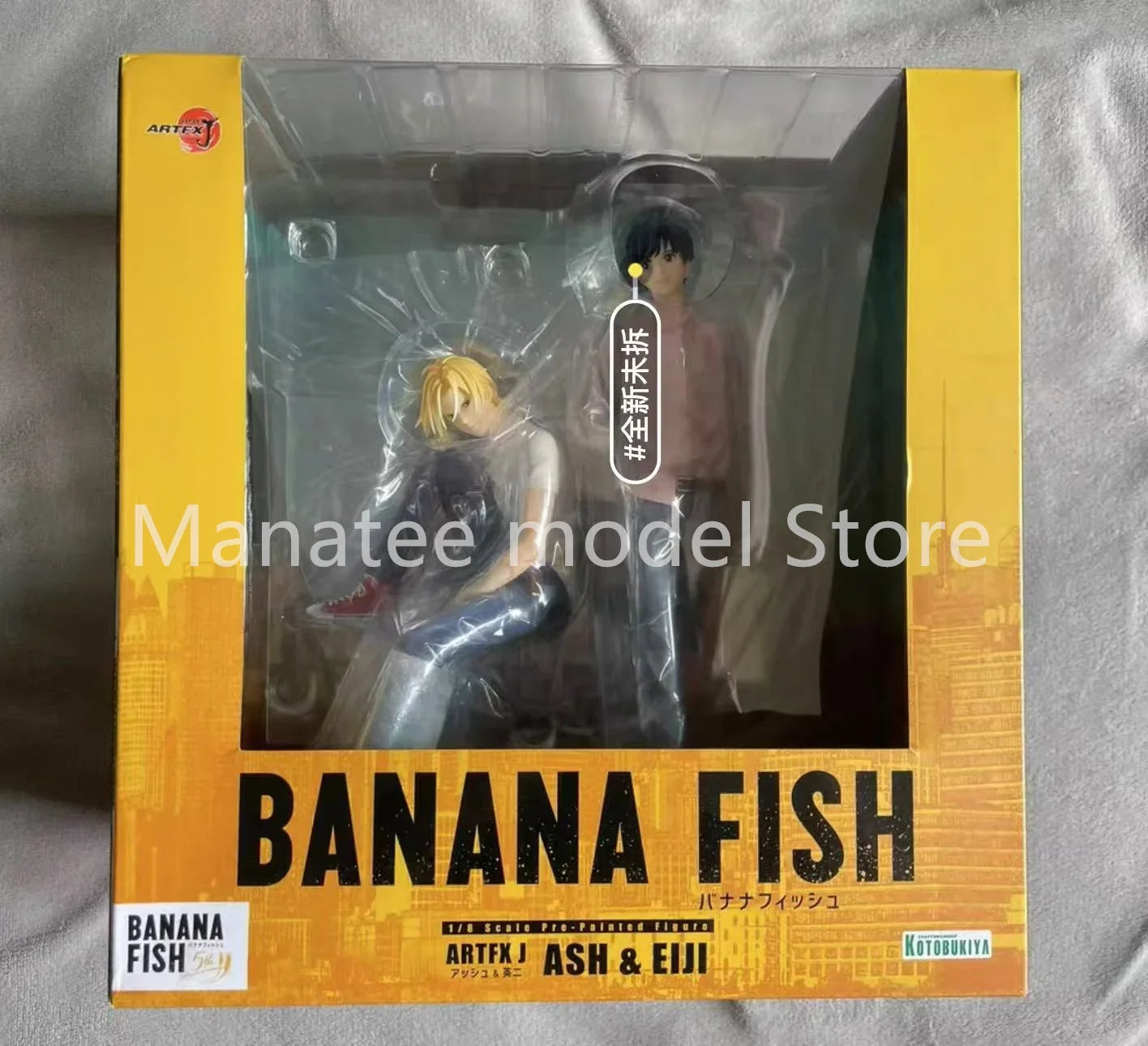 Kotobukiya Original ARTFX J BANANA FISH Ash & Eiji 1/8 PVC Action Figure Anime Model Toys Collection Doll Gift
