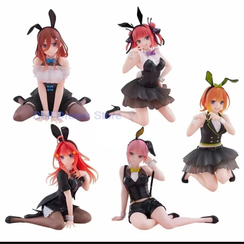 2026 New100% genuine Japanese original anime figure Nakano Ichika/Nakano Miku/Nakano Yotsuba bunny ver sitting action figure