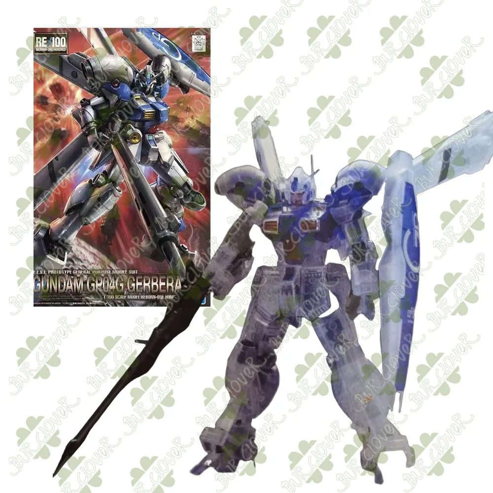 BANDAI Official GUNDAM RE Series 1/100 ZMT-S126G SHOKEW AMX-107R REBAWOO Limited & Special Versions Anime Action Figure