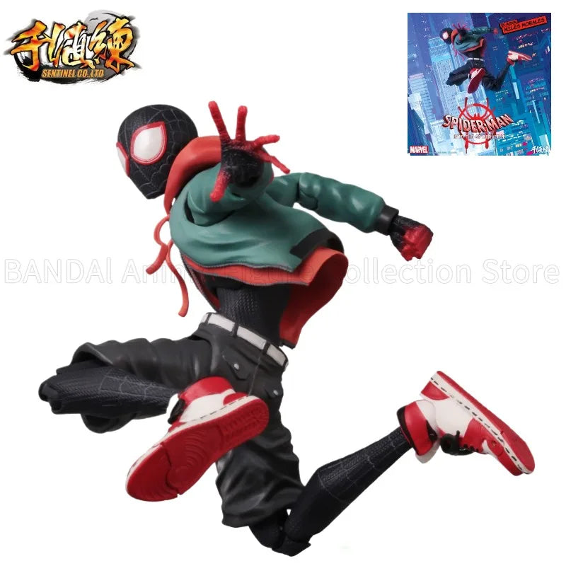 Auf Lager Original Marvel Sentinel UnionCreative SV-Action SPIDER-MAN Miles Morales 130mm Actionfigur