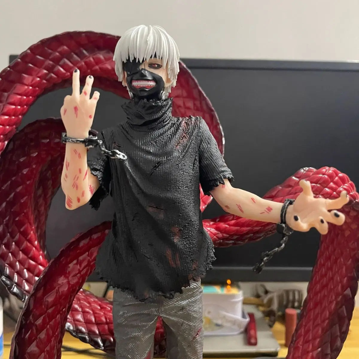 Tokyo Ghoul Anime Figure Kaneki Ken Action Figures Ghoul Figurine Pvc Gk Statue Model Doll Collect Desk Decor Toys Birthday Gift