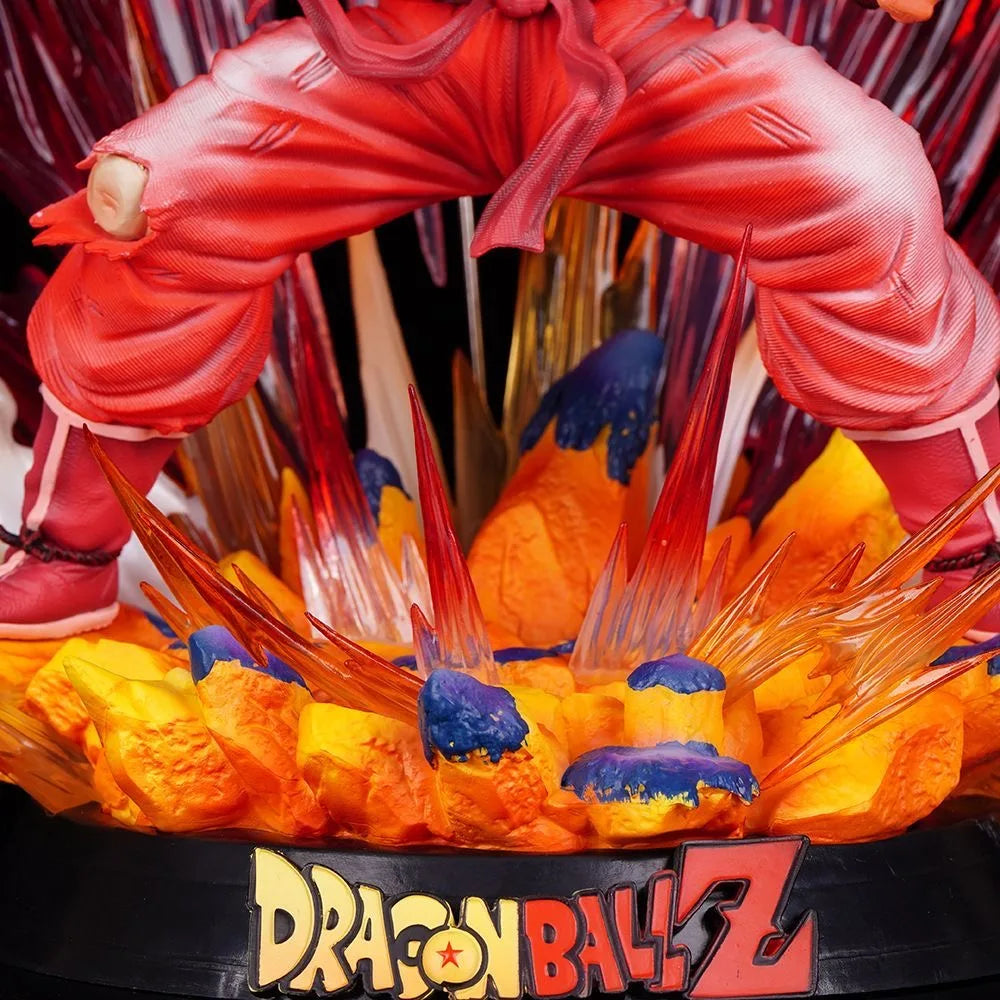 38cm DBZ Anime Dragon Ball Z Figure Kaiouken Goku Action Figure PVC Collection Model Toys Gifts