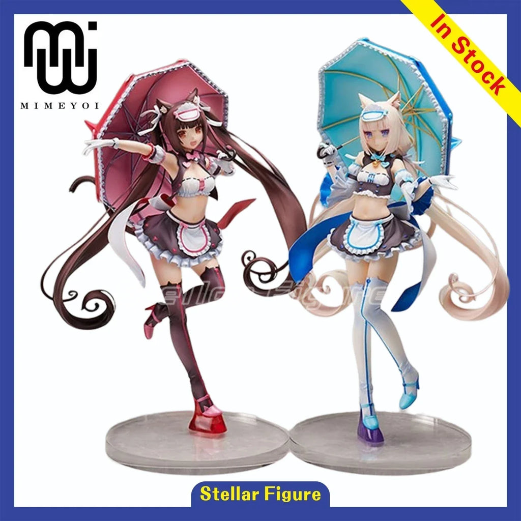 【SF】In Stock HobbyMax Mimeyoi Cat Girl Paradise Vol.1 La Soleil Store Opened Chocola Vanilla 1/7 Scale Figures Model Collection