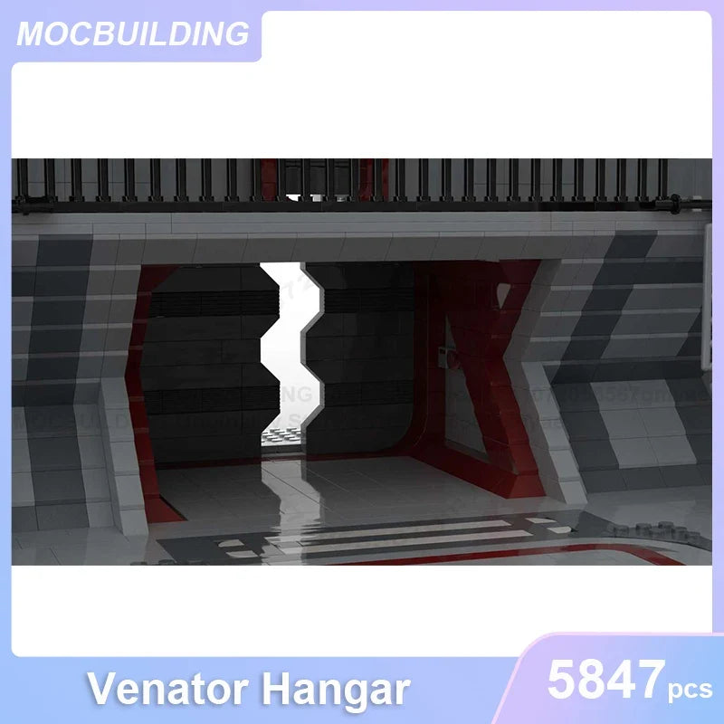 Venator Hangar Model MOC Building Blocks DIY Assemble Bricks Space Display Architecture Collection Creative Toys Gifts 5847PCS